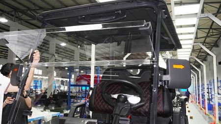 Faltbare Windschutzscheibe