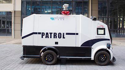 Autonomer Streifenwagen